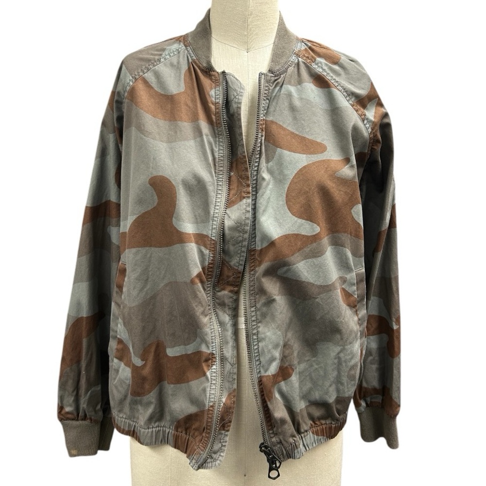 Madewell Camo Bomber Jacket